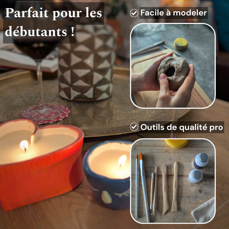 Coffret Duo - Poterie & Bougie